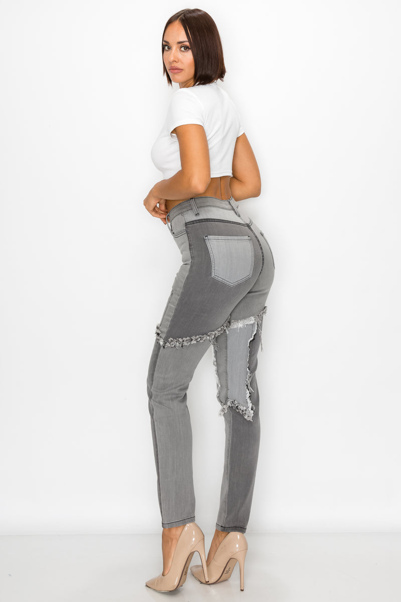 Cut out skinny jeans cheap