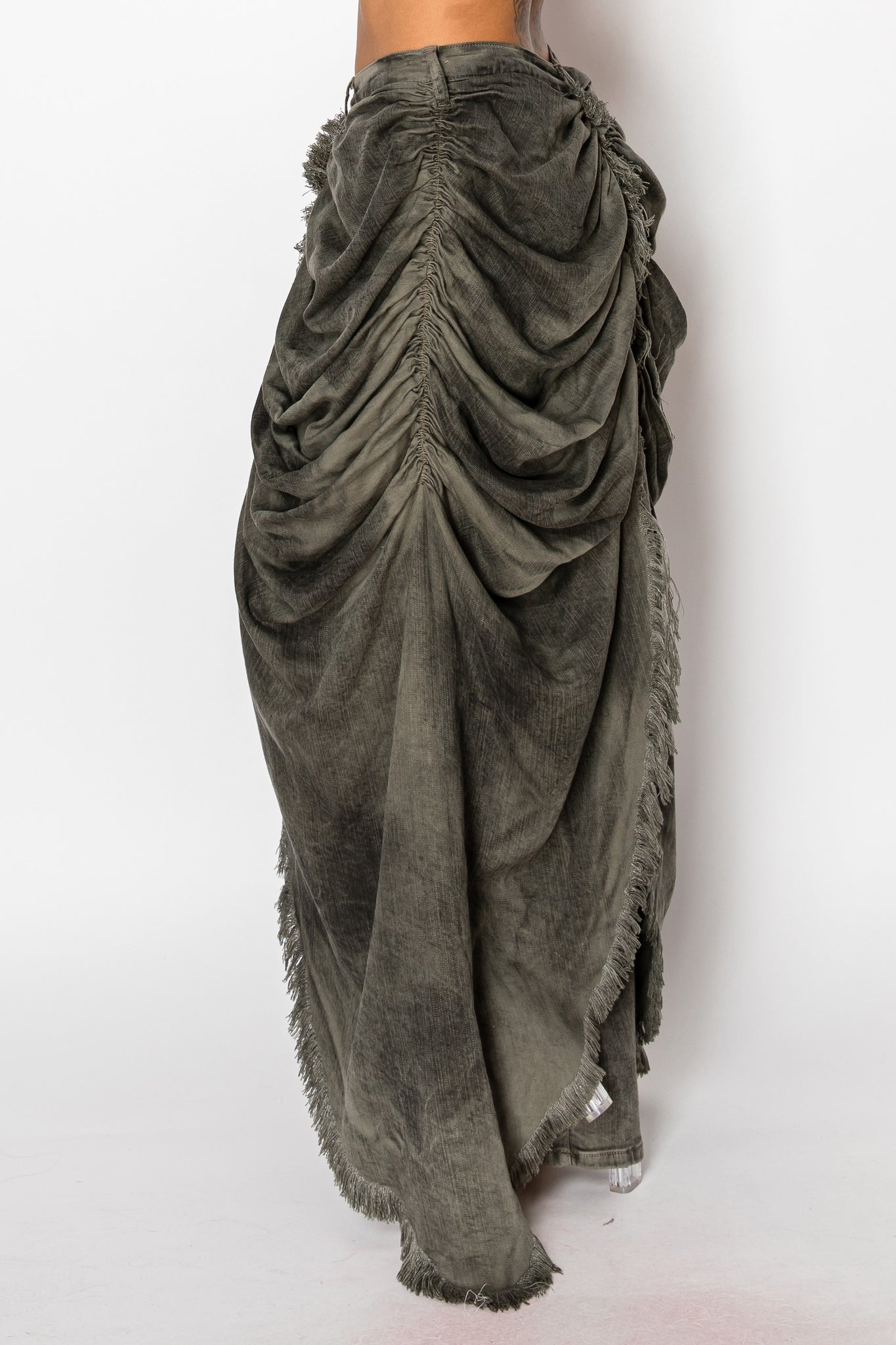 40598 Draped Long Skirt Pants