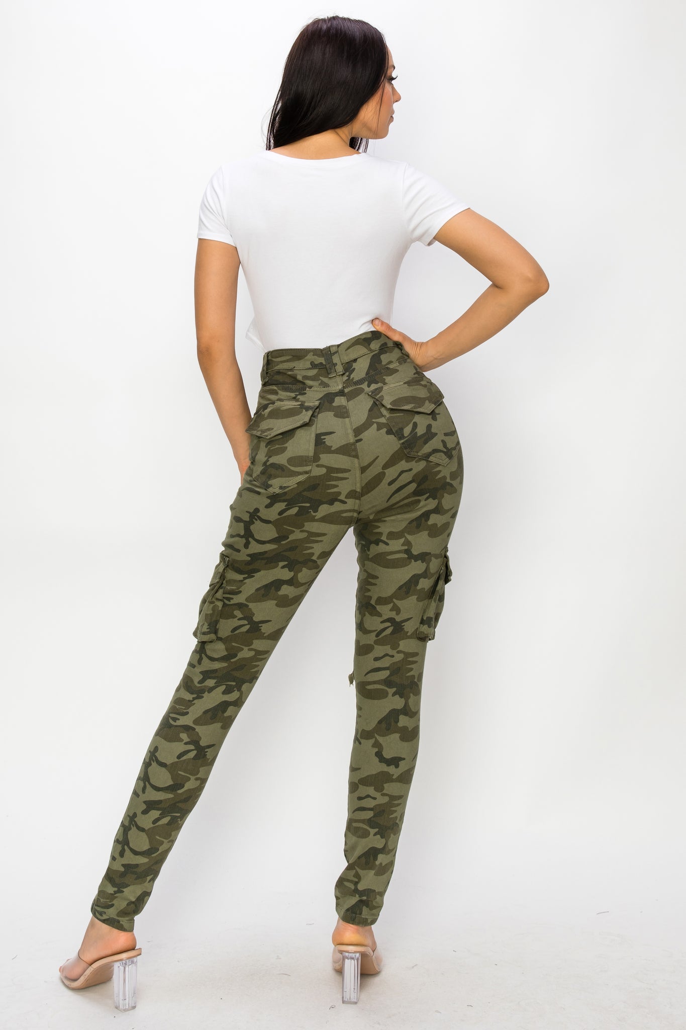 Army Camo Print Cargo Pants – Queen Bae
