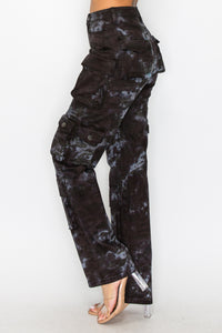 40610 Mid Rise Extra Pocket Camo Cargo Pants