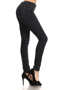 1071 Women's Mid Rise Skinny Jeans