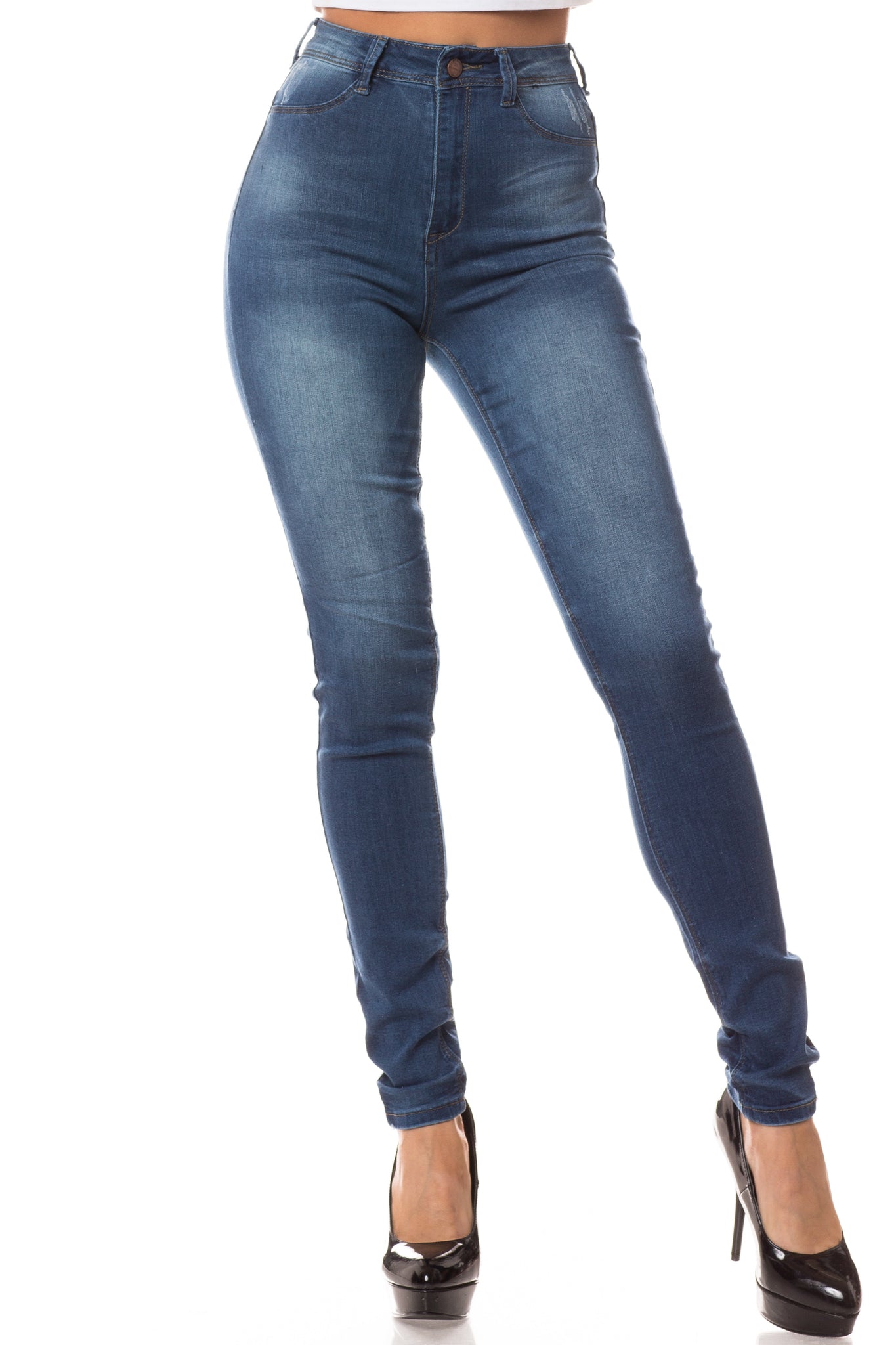 Super High Waisted Basic Skinny Jeans – Aphrodite Jeans