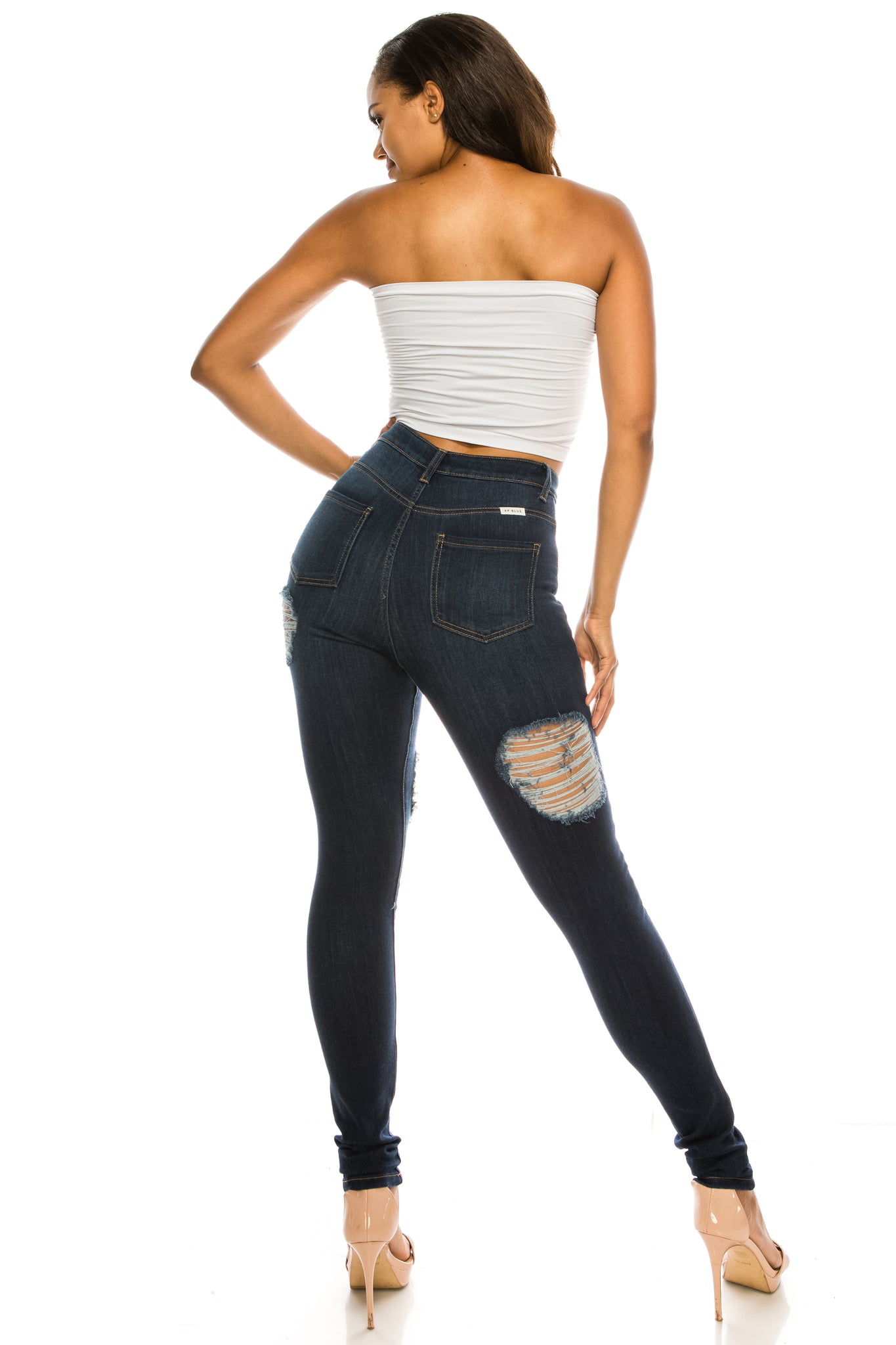 Super High Waisted Distressed Skinny Jeans Aphrodite Jeans Super High Waisted Distressed Skinny Jeans Aphrodite Jeans