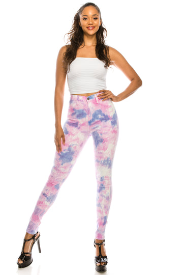 4686 Women's Super High Waisted Clay Washed Skinny Jeans