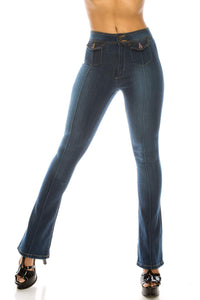 2045 Women's High Waisted Bootcut Jeans