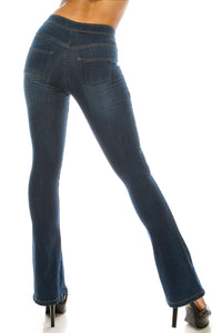 2045 Women's High Waisted Bootcut Jeans