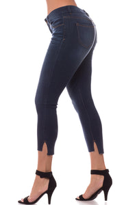 1254 Women's Mid Rise Cropped Skinny Jeans