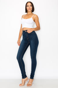 4367 Women's High Waisted Skinny Jeans