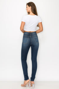 44263 Women's Premium High Rise Skinny Jeans