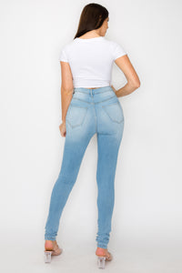 44263 Women's Premium High Rise Skinny Jeans